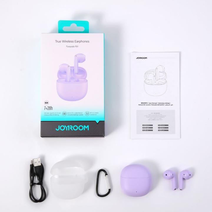 Actual product image Joyroom Funpods JR-FB1 (No noise cancellation, 7 h, Wireless)