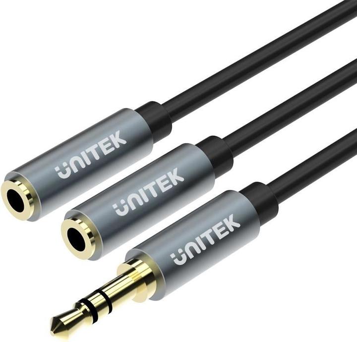 Unitek Y-C956ABK Audio Cable. (0.20 m)