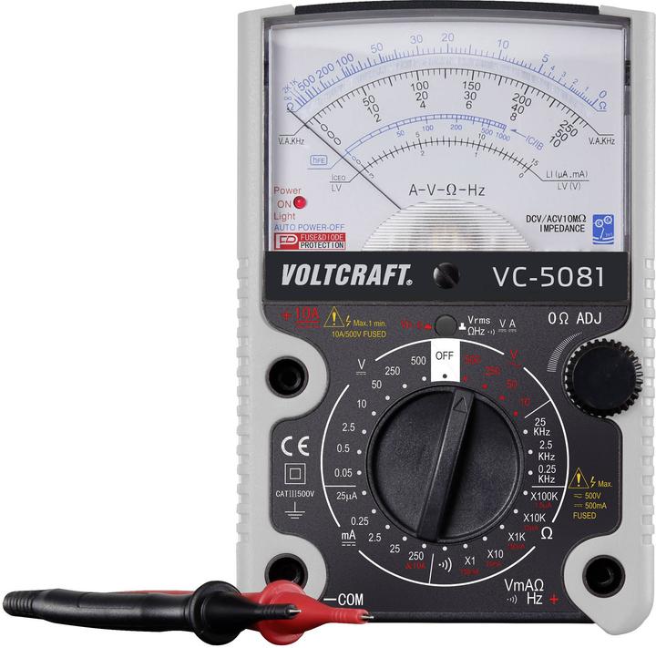 Immagine prodotto Voltcraft Analog-Multimeter (CAT III 500V)