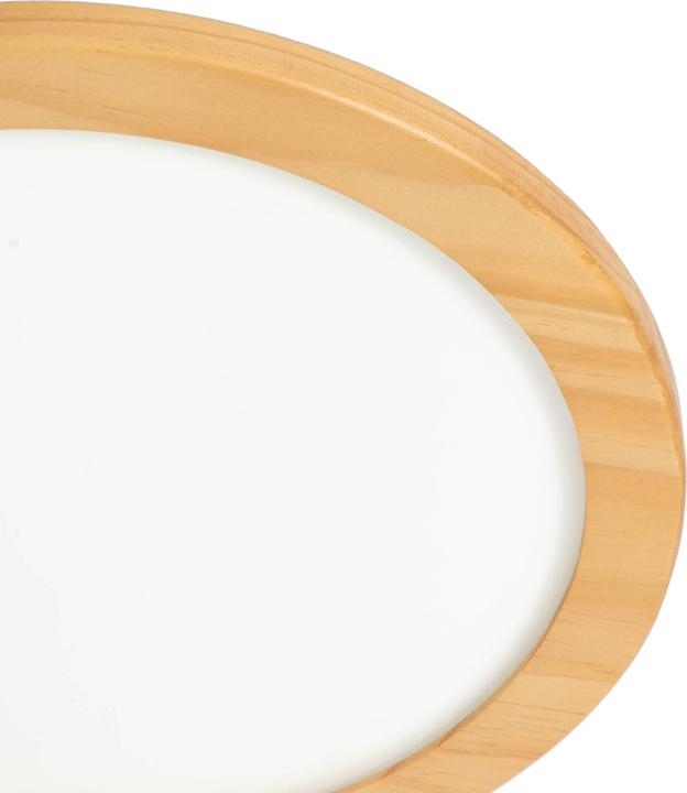 Produktbild Lucande Joren LED-Deckenleuchte rund Holz Ø 37,5cm (1310 lm)