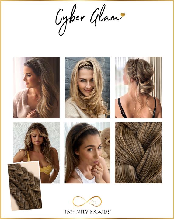 Immagine prodotto Infinity Braids Fishtail Braid Jolie Cyber Glam
