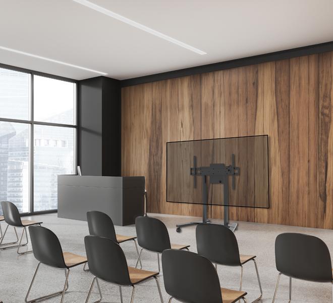 Actual product image b-tech Universal flat rate screen (Ground)