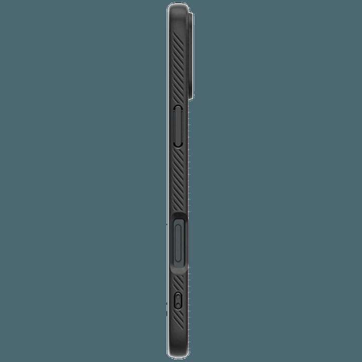 Actual product image Spigen Liquid Air iPhone 16 Plus czarny/matte black ACS08066 (Apple iPhone 16 Plus)