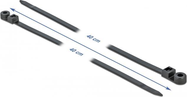 Produktbild Delock Cable Tie with Fastening Eyelet (400 mm, 10 Stk.)