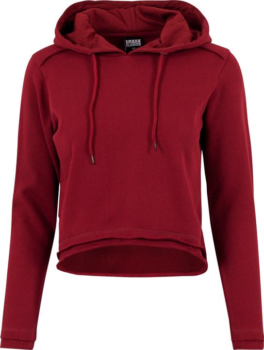Immagine prodotto Urban Classics Felpa da donna con cappuccio in spugna ritagliata (L)