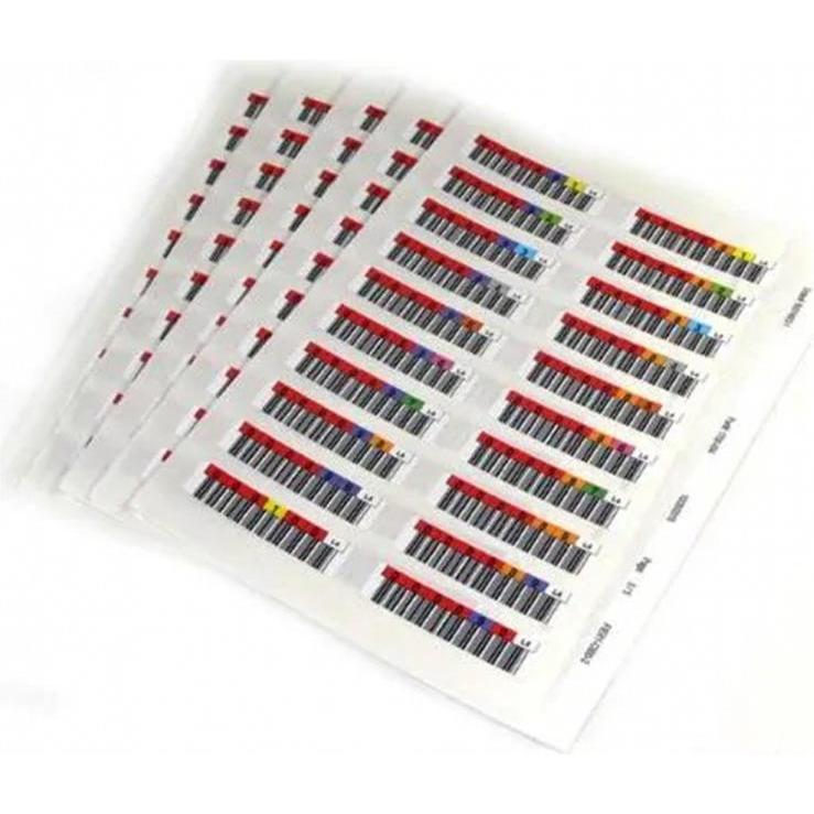 Quantum Data cartridge bar code labels LTO6 series 000001-000100 (LTO), Cartridge