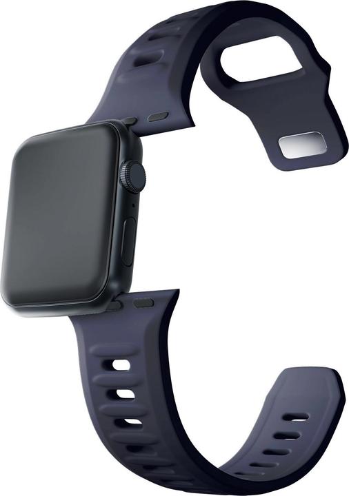 Produktbild 3MK Silicone Watch Strap szary/grey dla Apple Watch 42/44/45/49mm (Silikon, Edelstahl)