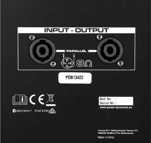 Image du produit Power Dynamics Haut-parleur PD412P (Passif, 1x 1200 W)