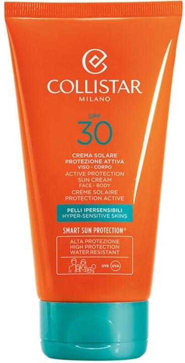 Collistar CS Sun - Active Protection Sun Cream face & body SPF30 (Sonnencreme, SPF 30, 150 ml, 4.25 g)