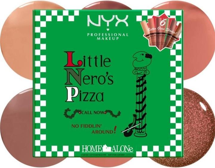 Produktbild NYX Professional Make-Up Nyx Professional Makeup Home Alone Butter Gloss Pizza Vault Nudes Lip Gloss Set