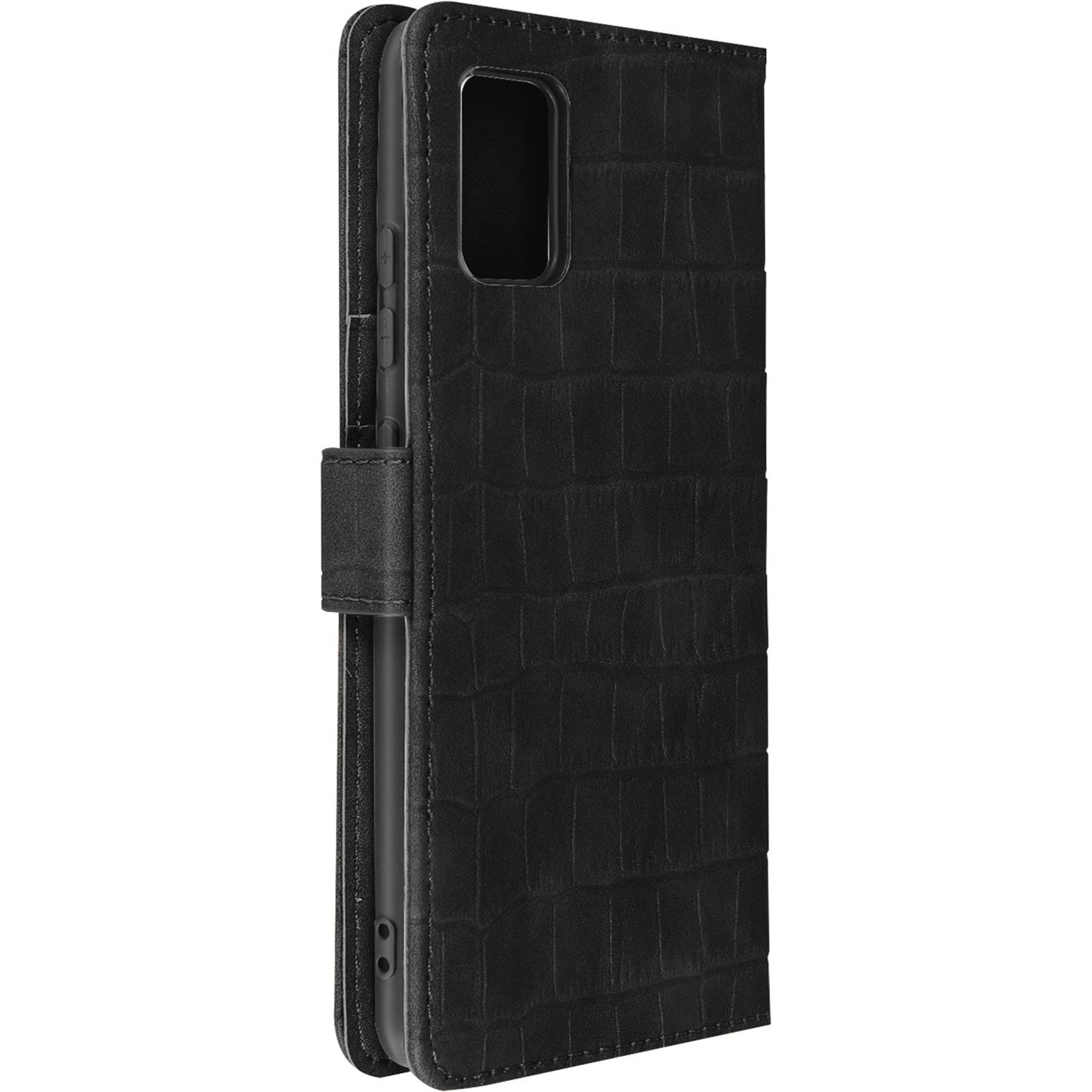 Thumbnail - Avizar Croco Series (Samsung Galaxy A51), Smartphone Hülle, Schwarz