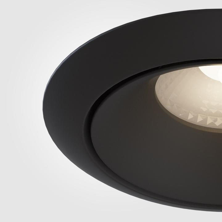 Produktbild Maytoni Yin Downlight, Einbauleuchte GU10 Schwarz Ø98mm (GU10)