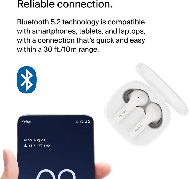 Immagine prodotto Belkin Movimento Soundform (ANC, 9 h, Senza fili)