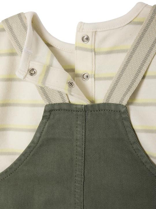 Produktbild Vertbaudet Baby-Set: Gestreiftes T-Shirt & Latzhose