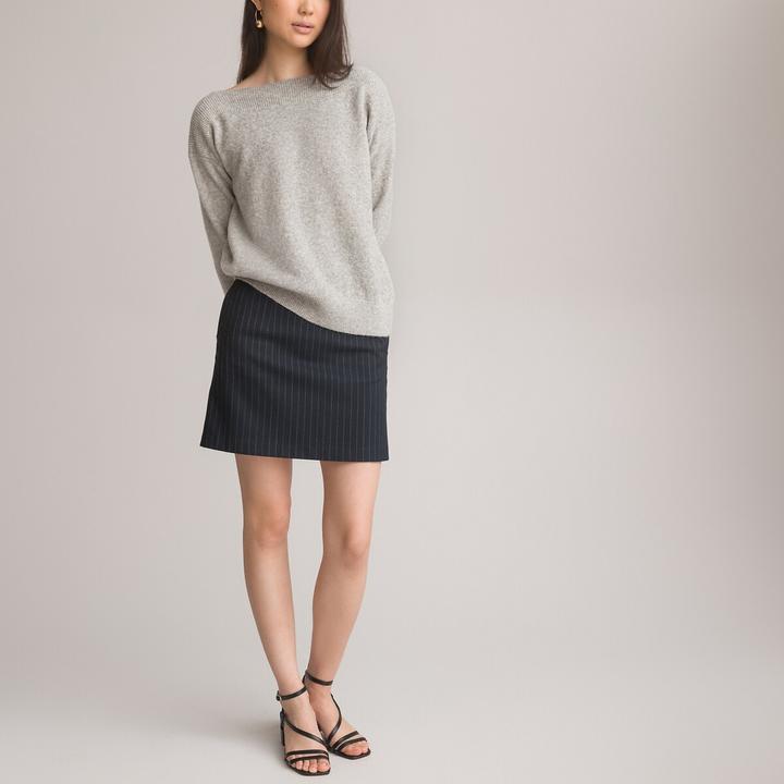 Produktbild La Redoute Collections Pullover mit U-Boot-Ausschnitt (M)