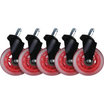 Gear4U Rush Wheels - styrehjul rød, Zubehör Gaming Möbel