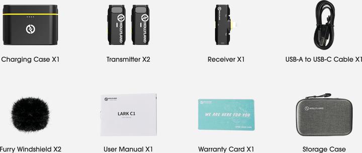 Actual product image Hollyland Lark C1 Duo