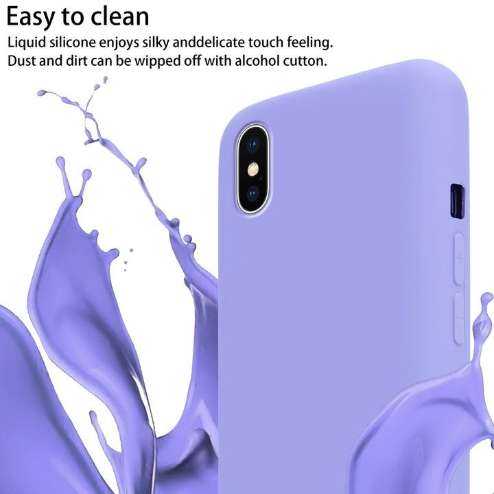 Actual product image Cadorabo TPU Cover Mobile Phone Chain Liquid (Apple iPhone X)