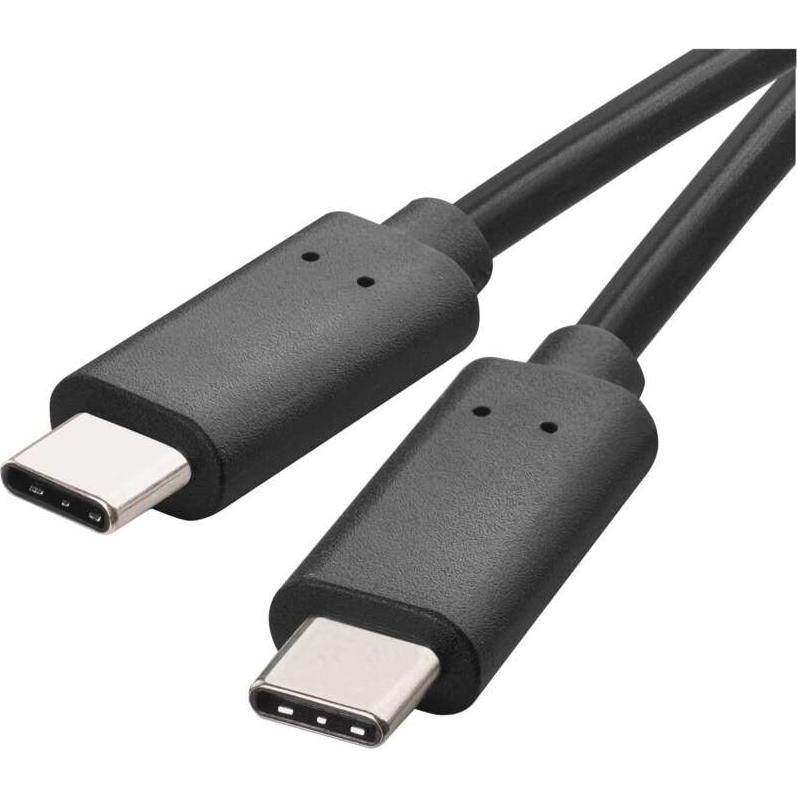 Emos USB Kabel 3.1 C Stecker - USB 3.1 C Stecker 1m, schwarz (1 m, USB 3.1), USB Kabel