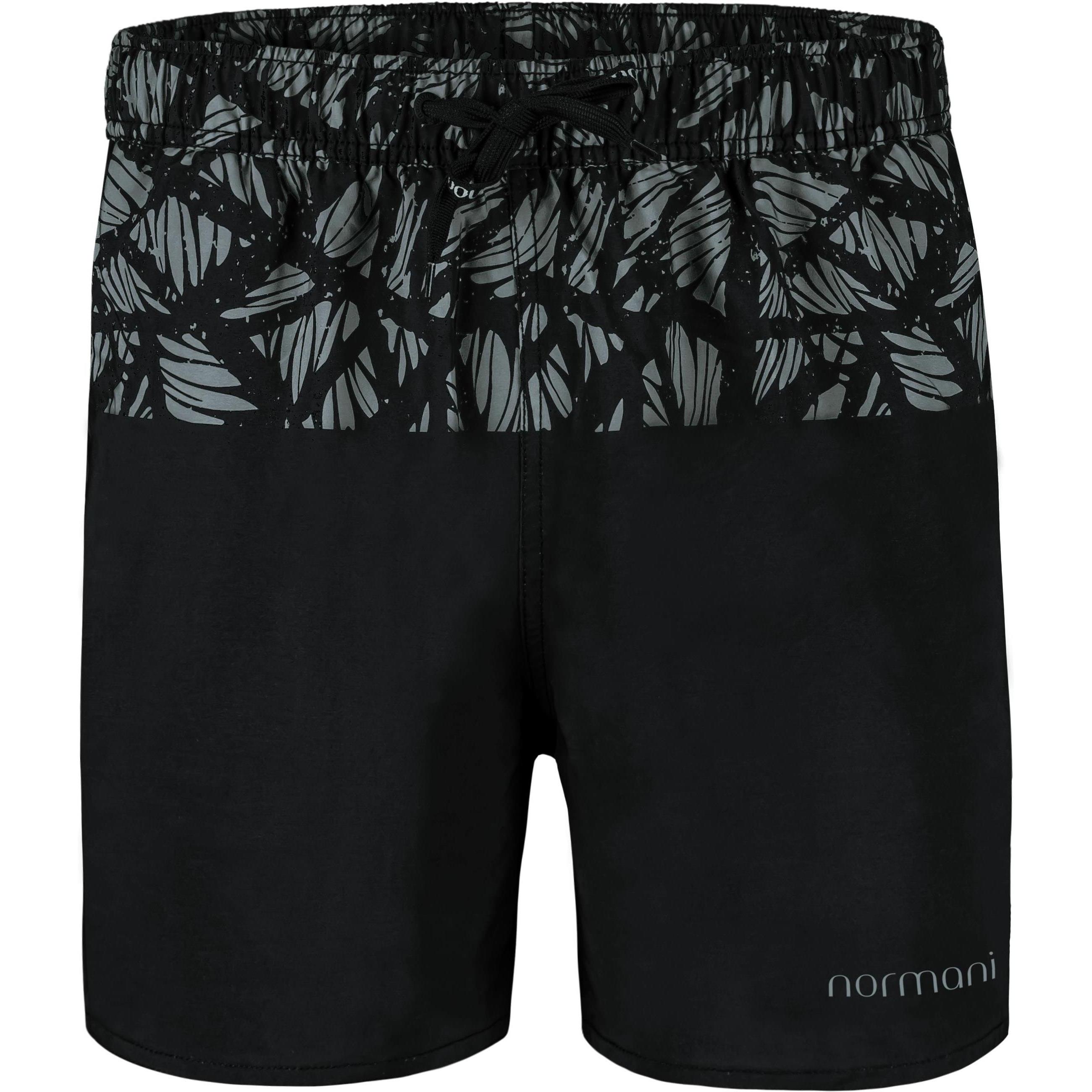 Normani, Herren, Badehose, Herren Badeshorts Lahaina, Schwarz, (M)