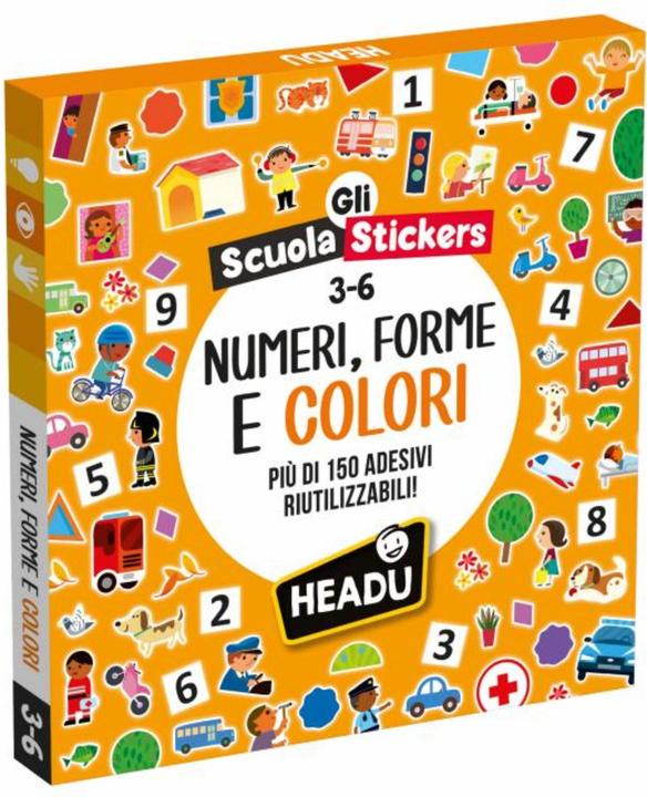 Actual product image Headup Games Scuola Stickers Numeri Forme e Colori