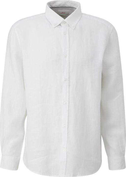 Image du produit s.Oliver Hemd Leinenhemd mit Button-Down-Kragen (XL)