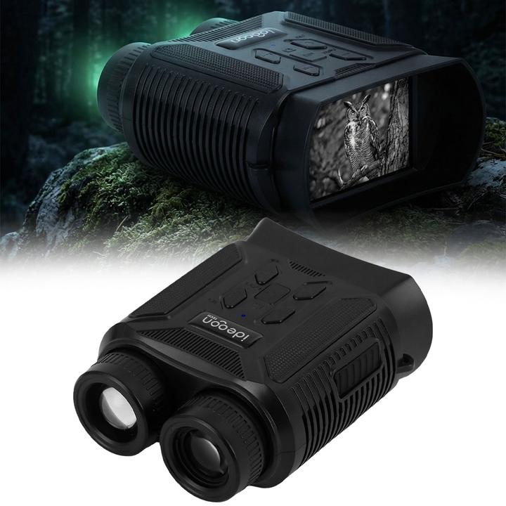 Ideoon Profi 4K Nachtsichtkamera Binokular: 500m IR-Digitalkamera für Jagd, Camping & Security