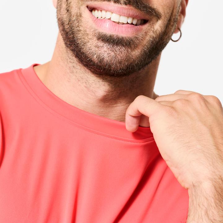 Produktbild Domyos T-Shirt Herren Rundhalsausschnitt atmungsaktiv - rosa (3XL)