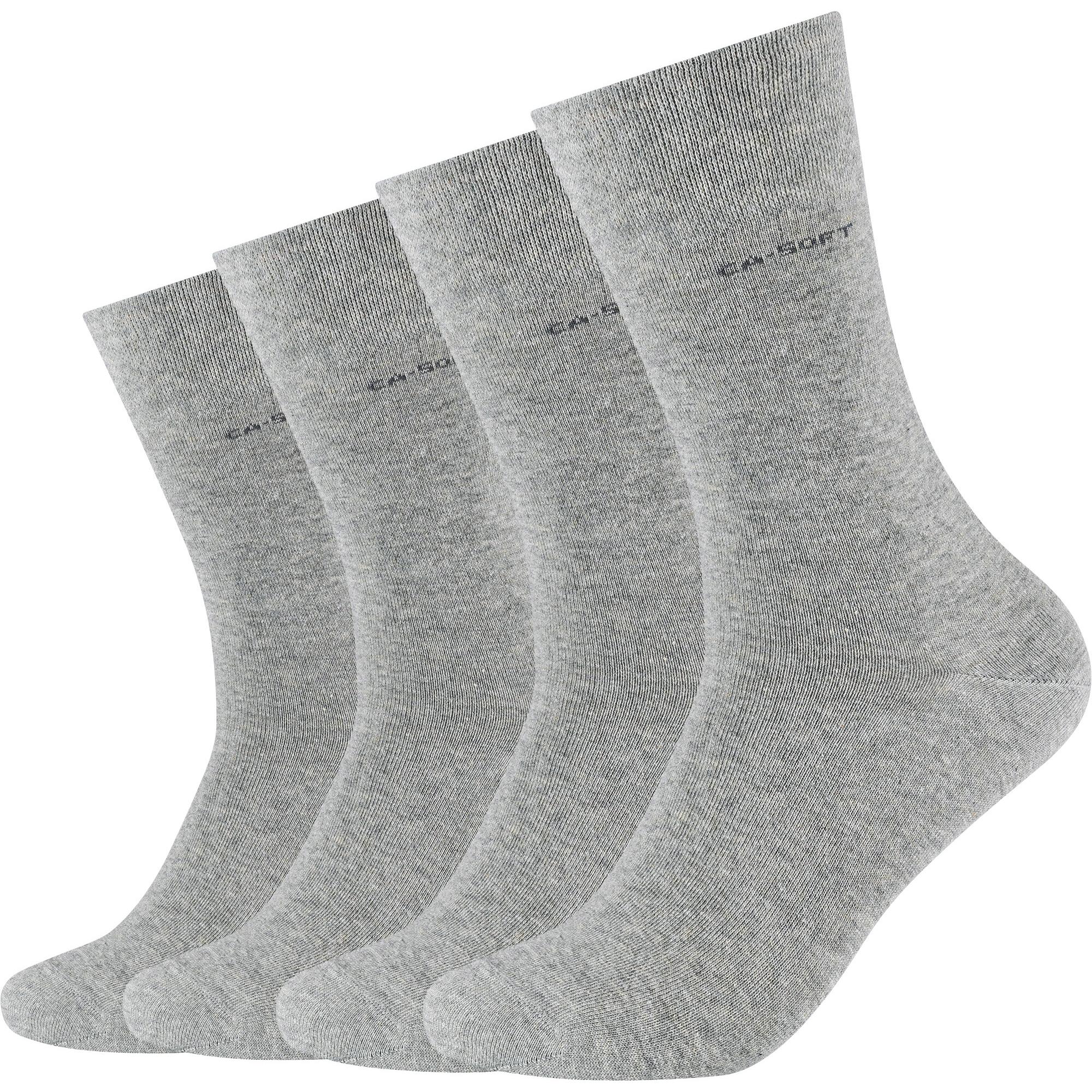 Camano, Herren, Socken, Unisex ca-soft Socken 4p, Grau, (4er Pack, 43 - 46)