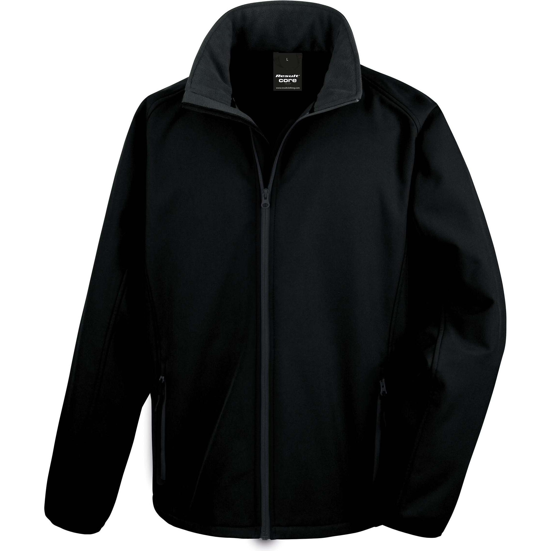 Regatta, Herren, Jacke, Softshell Printable (M), Schwarz, M