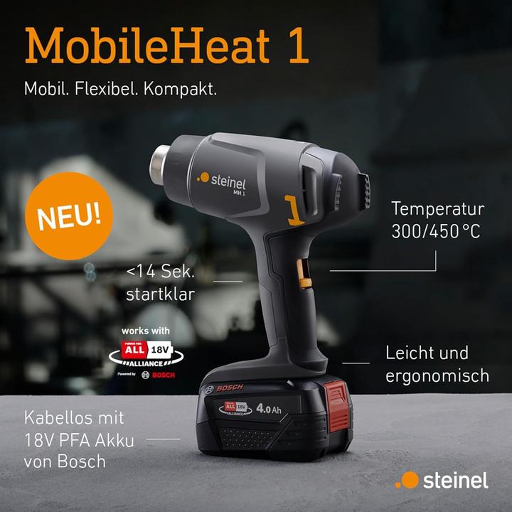 Produktbild Steinel Akku-Heissluftgebläse MH 1