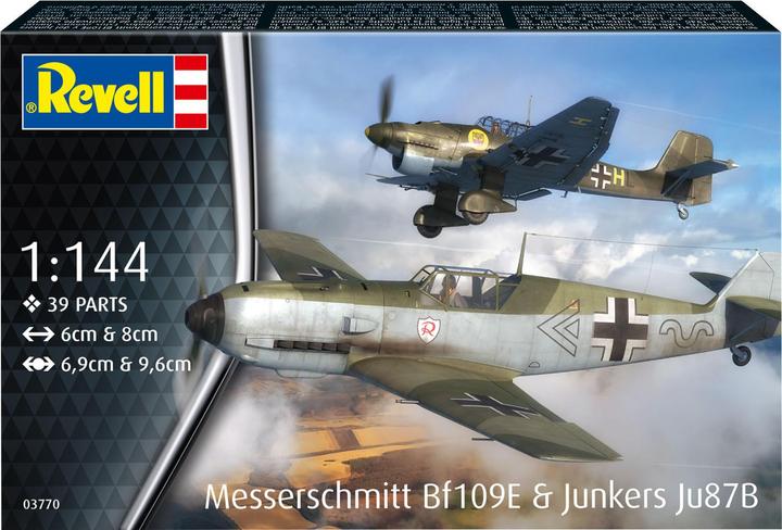 Actual product image Revell Messerschmitt Bf109E & Junkers Ju87B Stuka