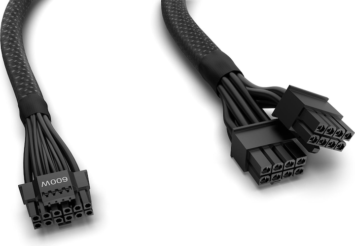 Actual product image NZXT PSU 12VHPWR Adapter Cable