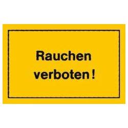 Magni, Sicherheitskennzeichnung, Verbotsschilder Rauchen verboten!