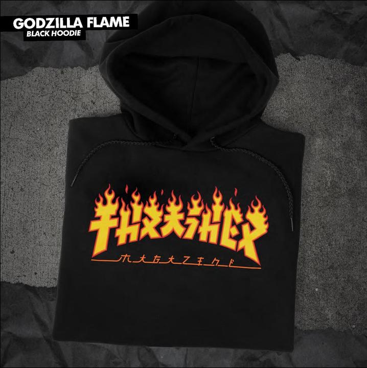 Immagine prodotto Thrasher Godzilla Flame Hood (M)