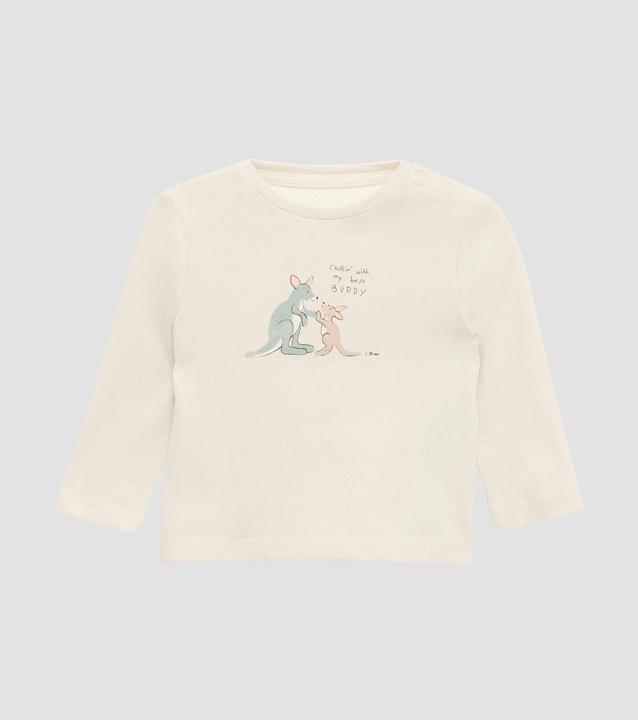 S.Oliver T-Shirt Weiches Longsleeve aus Baumwolle mit Frontprint (86)