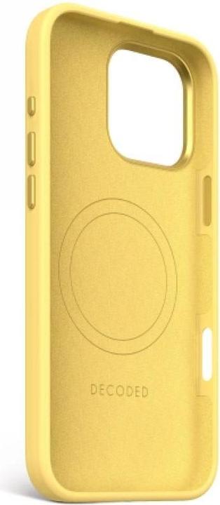 Produktbild Decoded AntiMicrobial Silicone Backcover with MagSafe for iPhone 16 Pro Max - Yellow (Apple iPhone 16 Pro Max)