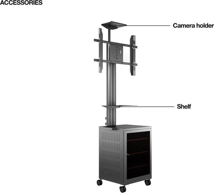 Image du produit Multibrackets Présentoir & MediaBox 180 (60", 60 kg)