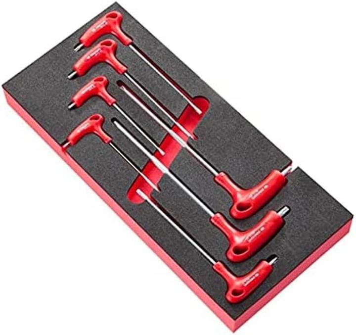 Image du produit Facom TORX®-Schlüsselsatz Kurz, Siliziumstahl 7-teilig, 89TX 10 mm, 15 mm, 20 mm, 25 mm, 27 mm, 30 m
