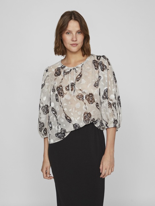 Actual product image Vila Print top with 3/4-length sleeves (40)