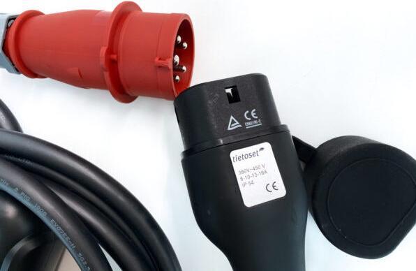 Actual product image eLoad + EV charging device, 11 kW, 8-16 A, 3-phase, CEE-Type2, 10 m (11 kW, 10 m)