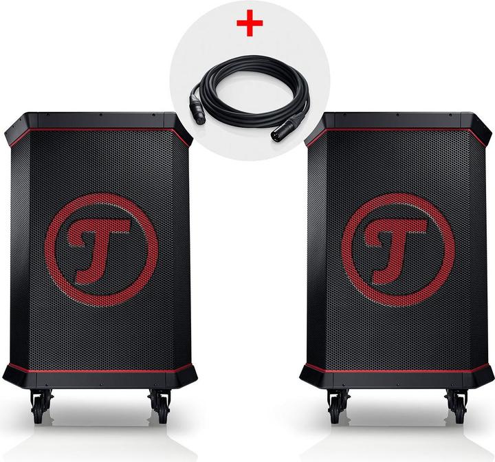 Teufel Rockster Stereo Set (20 h, Electrical connection, Rechargeable battery operated)
