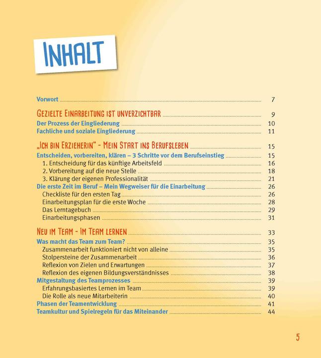 Produktbild Das Berufseinsteiger-Buch für ErzieherInnen (Deutsch, Pia Theresia Franke, 2023)