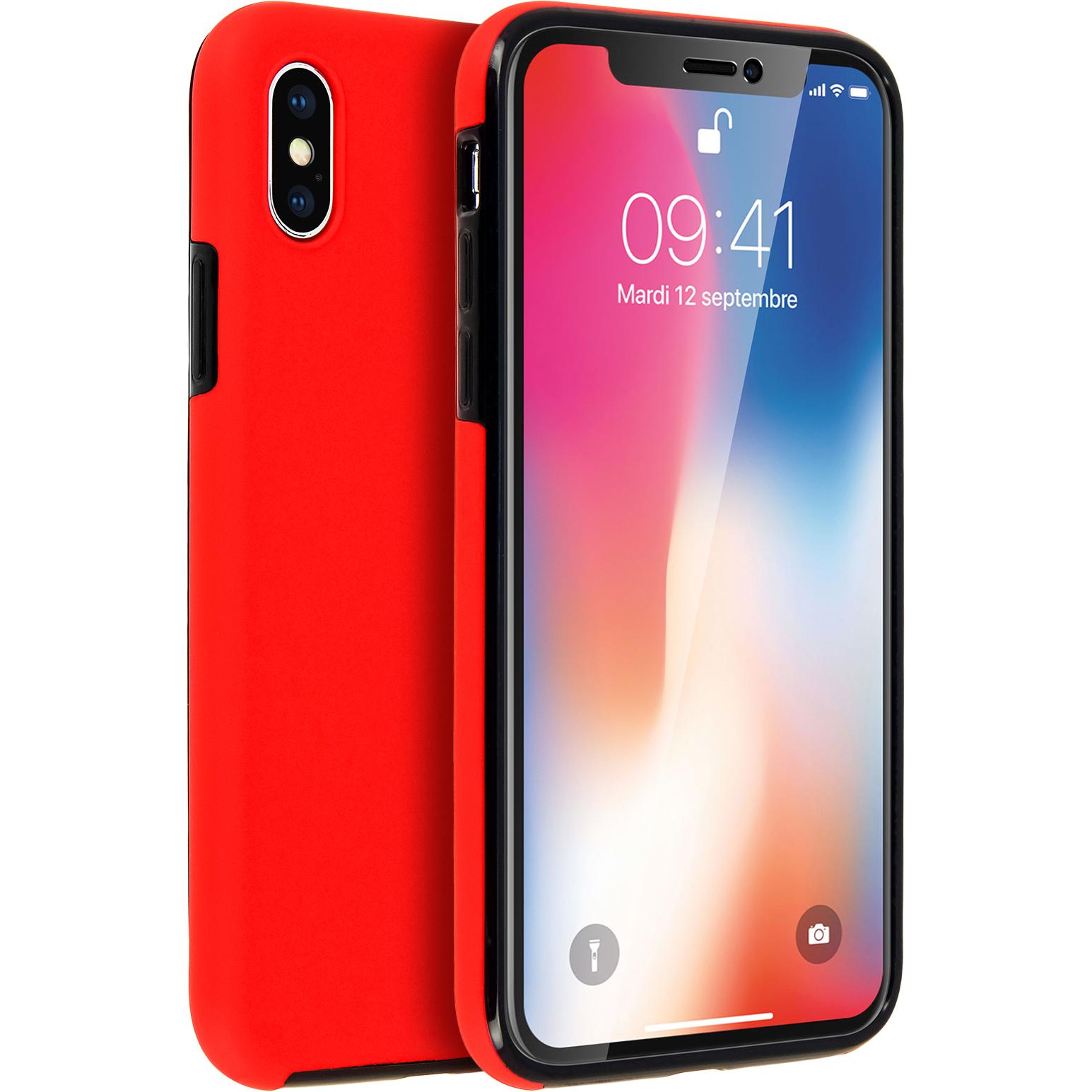 Thumbnail - Avizar Complet Series (Apple iPhone X), Smartphone Hülle, Rot