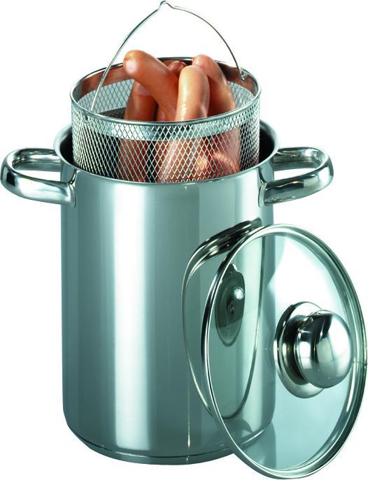 Actual product image GSW Asparagus Cooking Pot Stainless Steel 188 Ø 16 cm (Stainless steel)