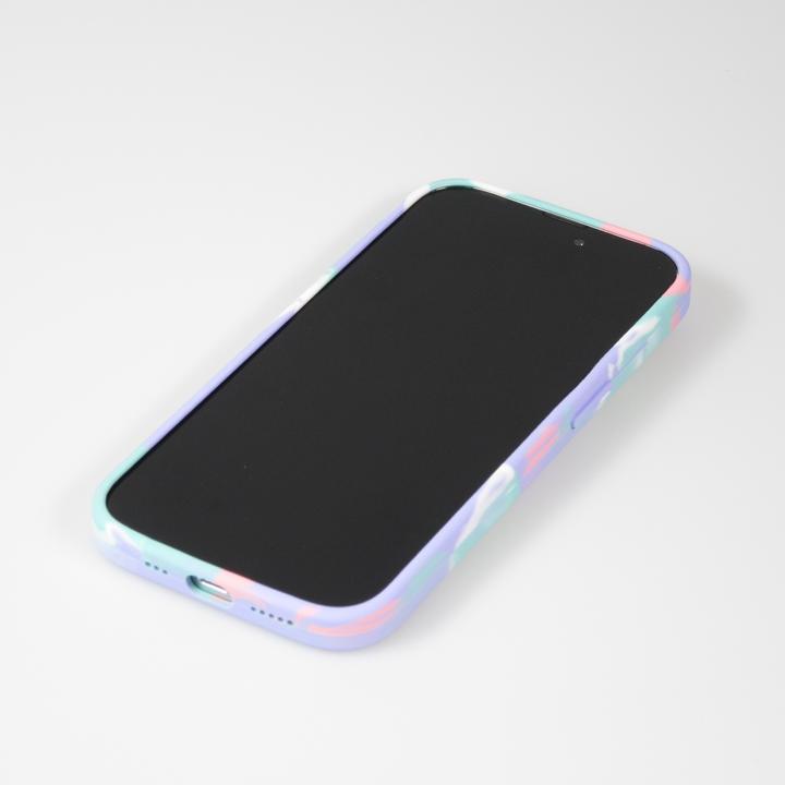 Actual product image PhoneLook Coque Gel Soft touch lisse Stripes bleu/violet (Apple iPhone 13 Pro Max)