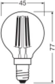 Actual product image Ledvance LED drop lamp (E14, 4.20 W, 470 lm, 1 x, E)