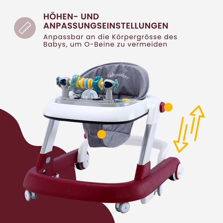 Image du produit Hermex Baby Walker Chariot de marche Chariot de marche sans marche Chariot de marche pour jeunes enfants