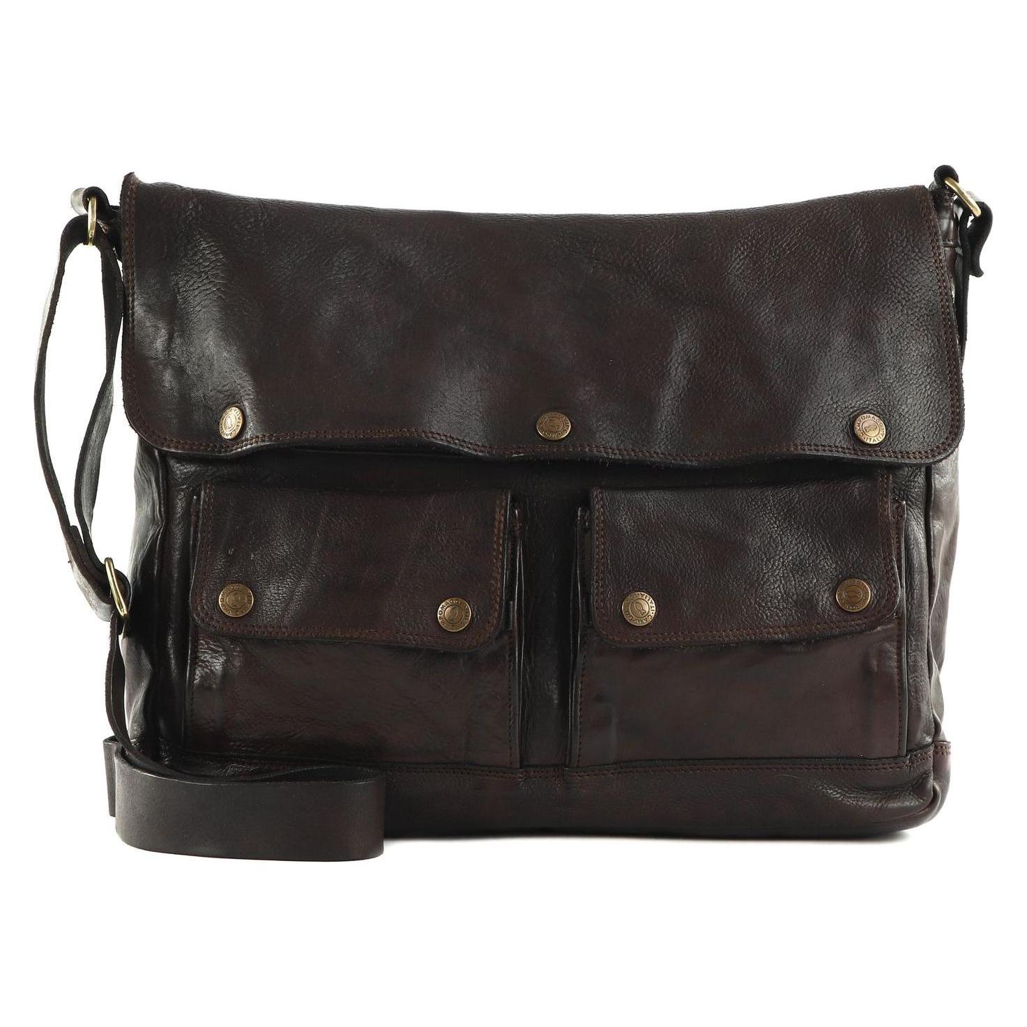 Campomaggi, Unisex, Handtasche, Apollo Crossbody Bag, Braun