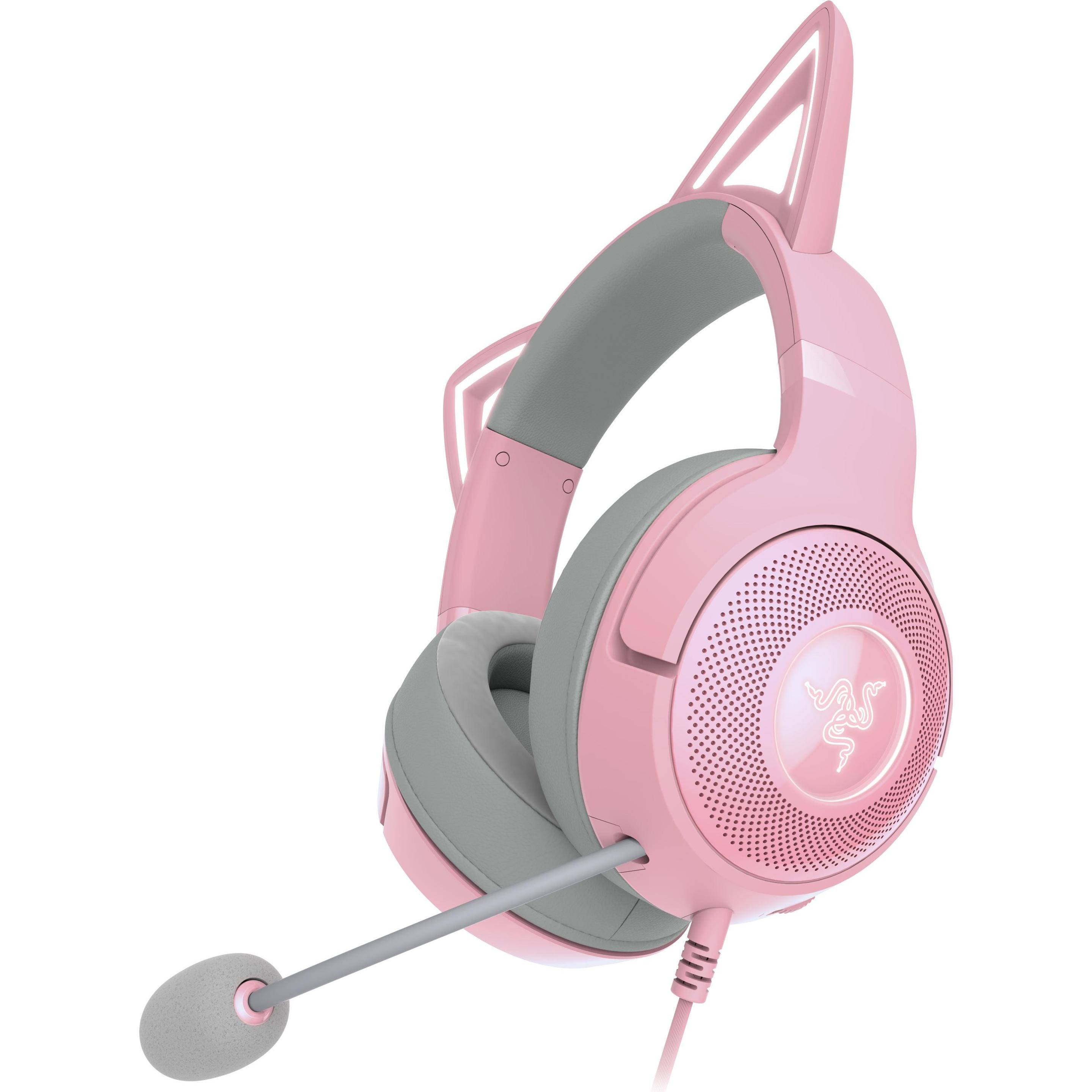 Thumbnail - Razer Kraken Kitty V2 (Kabelgebunden), Gaming Headset, Rosa